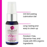 Sliquid Organics O Gel - Clitoral Stimulating Lubricant